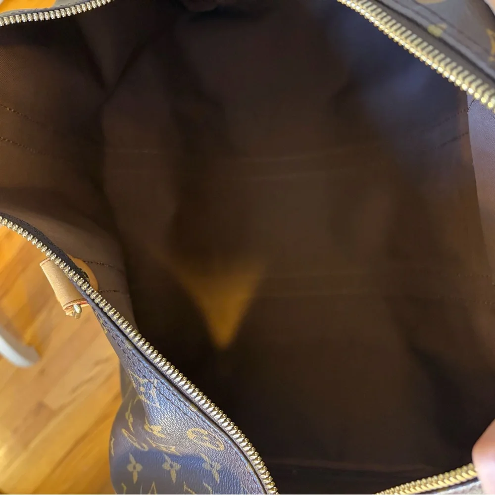 Final price - Louis Vuitton Keepall 45 Monogram Duffel Bag in Brown and Tan - Picture 9 of 15